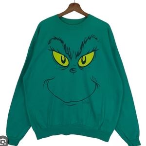 Medium (7-9) Grinch crew neck